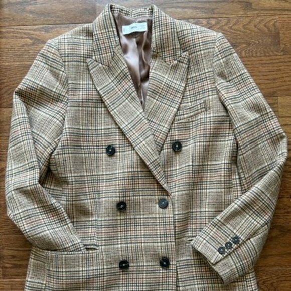 Mango checkered jacket - Picture 2 of 6